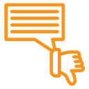 Bad feedback icon