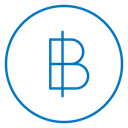 Baht sign 4 icon
