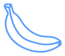 Banana Color Outline icon