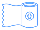 Bandage Roll Cross icon