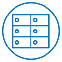 Banking locker icon