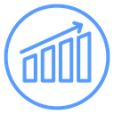 Bar Chart Trend Arrow icon