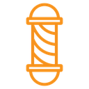 Barber pole icon