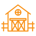 Barn farm icon