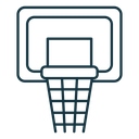 Basketball hoop icon