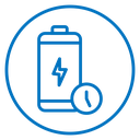 Battery time icon