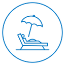 Beach Resort Lounger icon