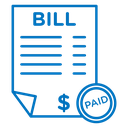 Bill paid icon
