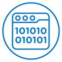 Binary code icon