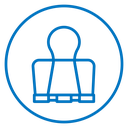 Binder clip icon
