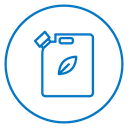 Biofuel canister icon