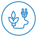 Biomass energy icon