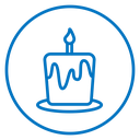 Birthday cake icon