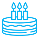 Birthday cake icon