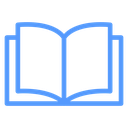 Blank Open Book icon