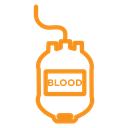 Blood bag icon