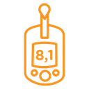 Blood glucose icon