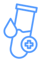 Blood test Color Outline icon
