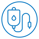Blood transfusion icon