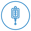Blood transfusion icon