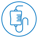 Blood transfusion icon
