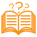 Book with question mark icon