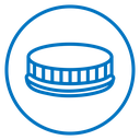 Bottle cap icon