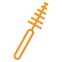 Bottle sweeper cleaning brush icon