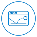 Bounce rate icon