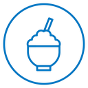 Bowl rice icon