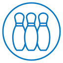 Bowling pins icon