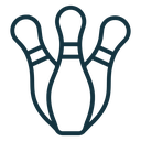 Bowling pins icon