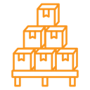 Box on a pallet icon