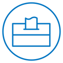 Box tissue icon