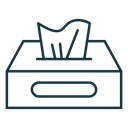 Box tissue icon