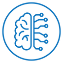 Brain circuit icon