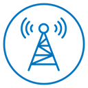 Broadcast tower icon