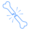 Broken bone icon
