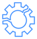 Broken gear icon