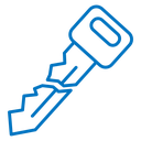 Broken key icon
