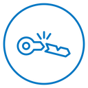 Broken key icon