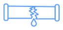 Broken pipe icon