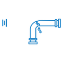 Broken pipe icon
