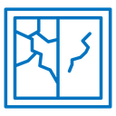 Broken window icon