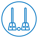 Broom-ball icon