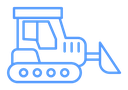 Bulldozer Color Outline icon