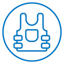 Bulletproof vest icon