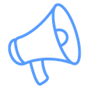 Bullhorn Angled Handle Color Outline icon
