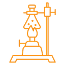 Burner boiling chemical icon