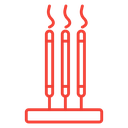 Burning Incense Sticks Holder icon
